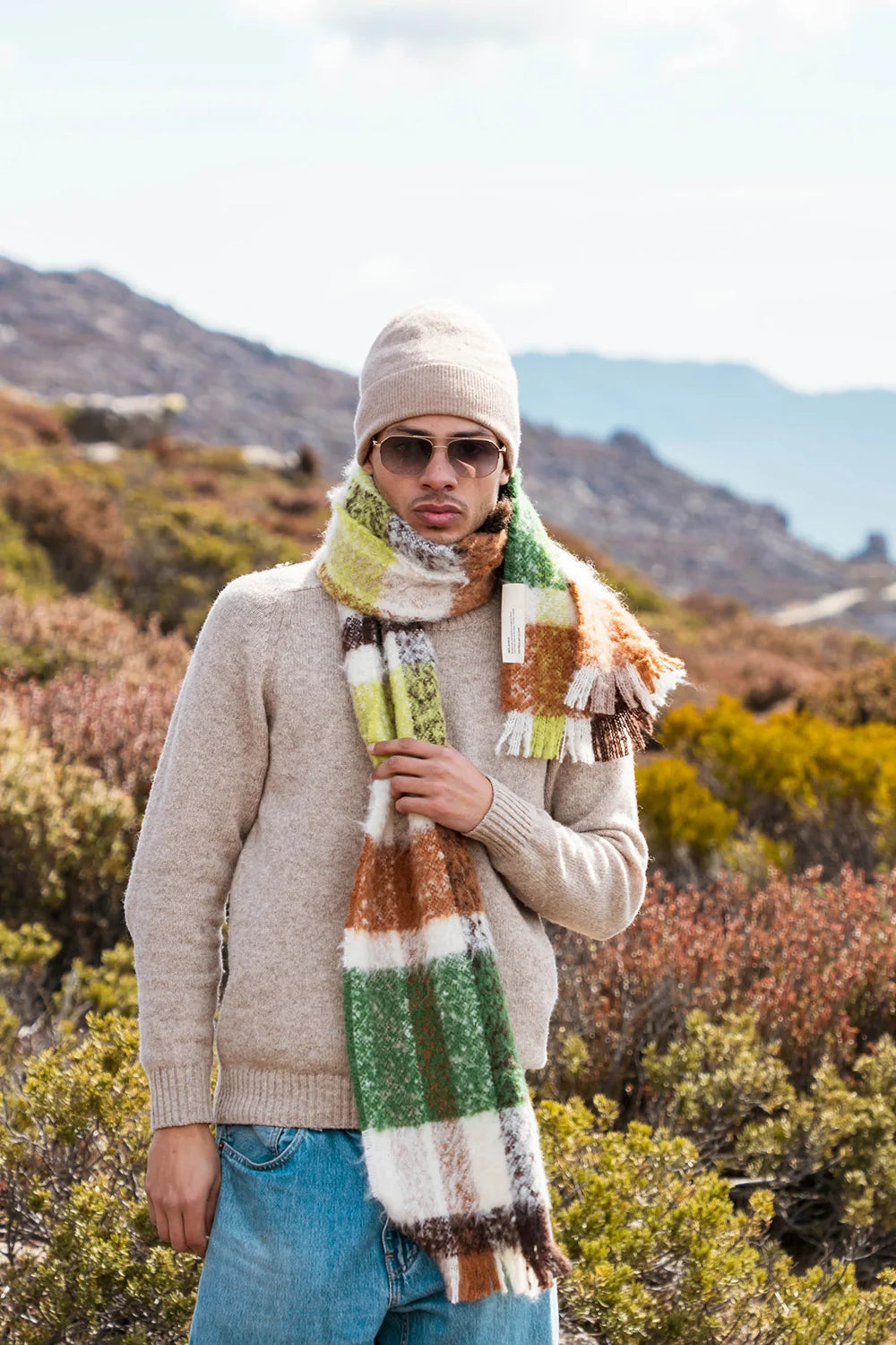 Alpaca Bliss Scarf | Earth