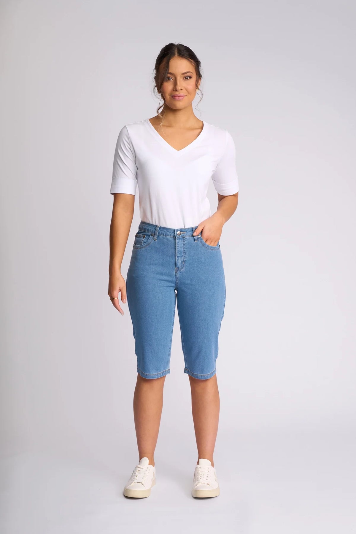 Alpha Short | Light Denim