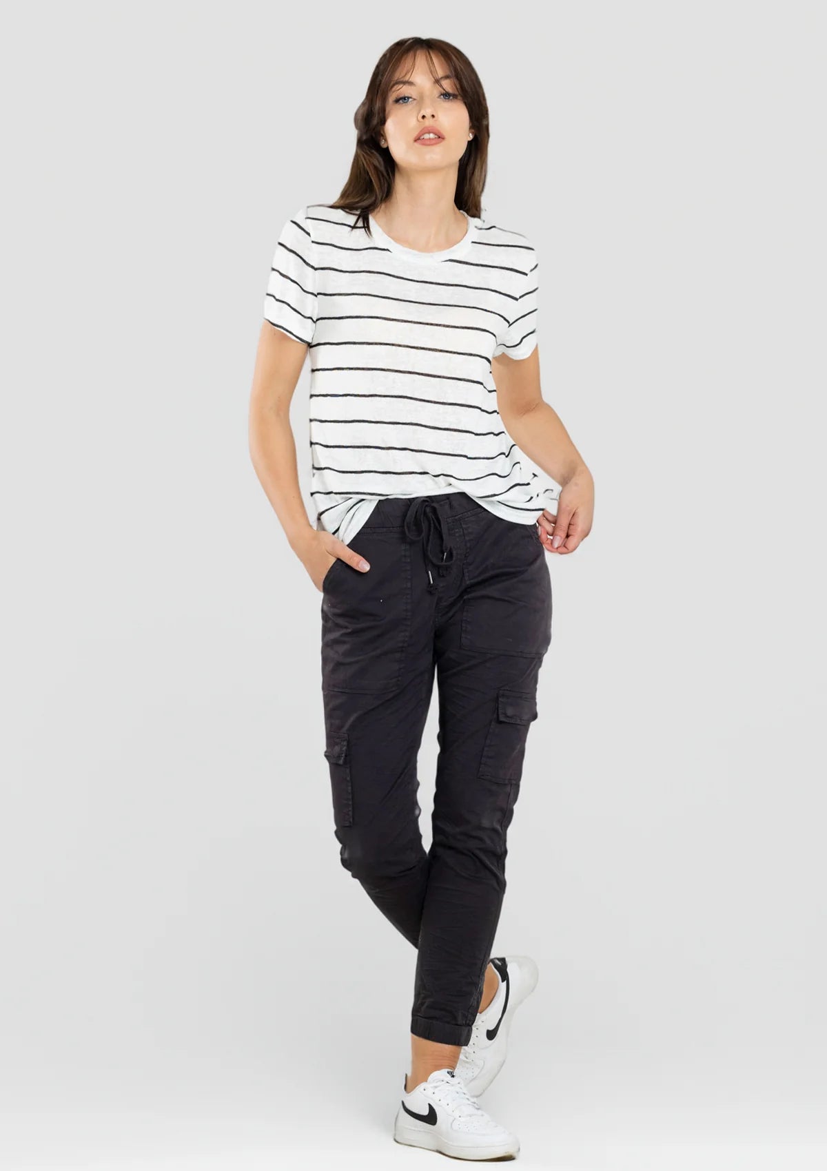 Andi Black Cargo - Bianco Jeans - Beechworth Emporium