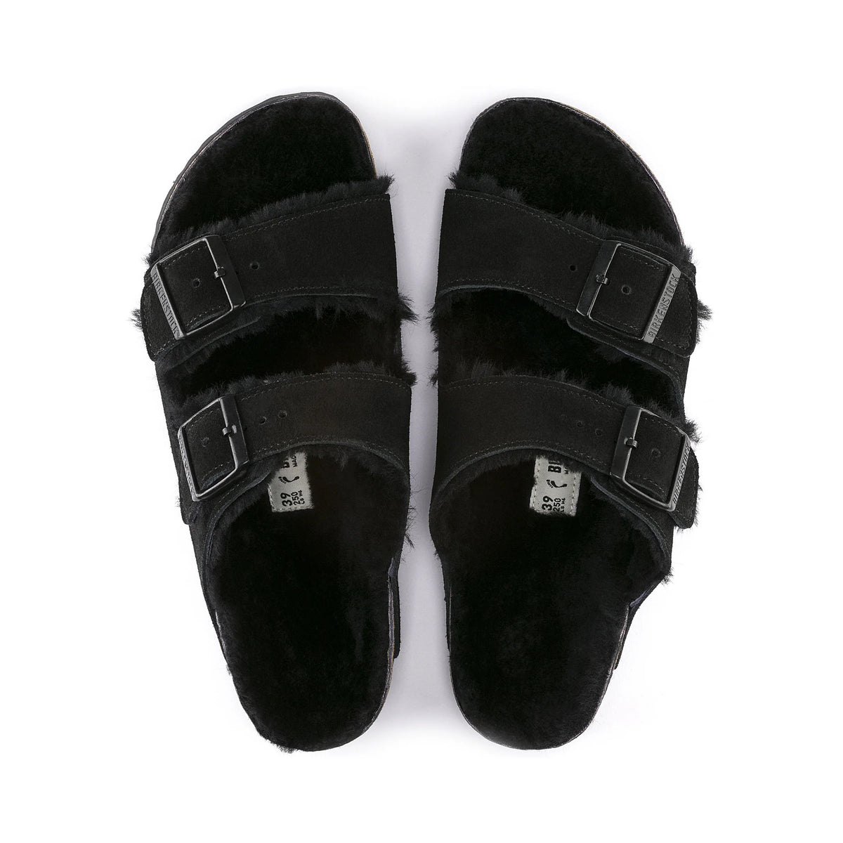 Arizona Shearling Black Suede - - Beechworth Emporium