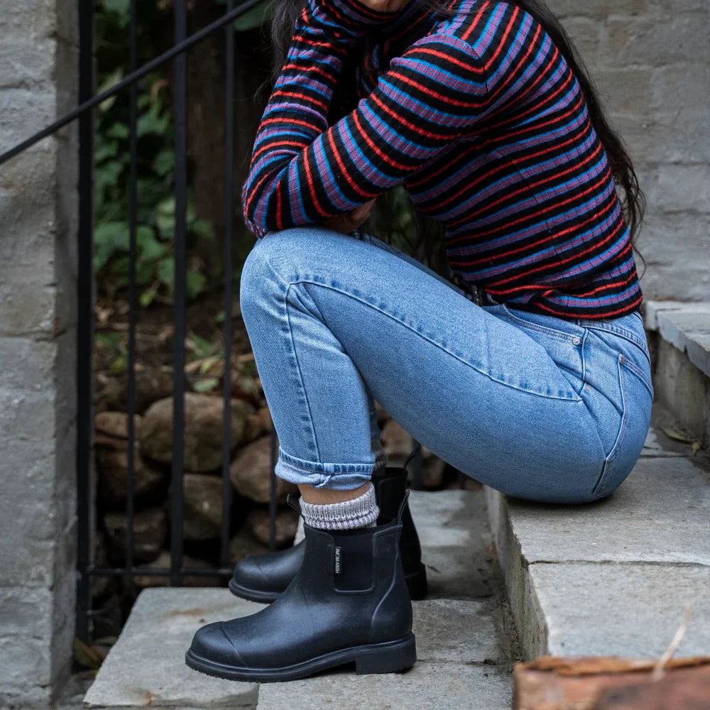 Bobbi Gumboot | Black & Black - - Beechworth Emporium