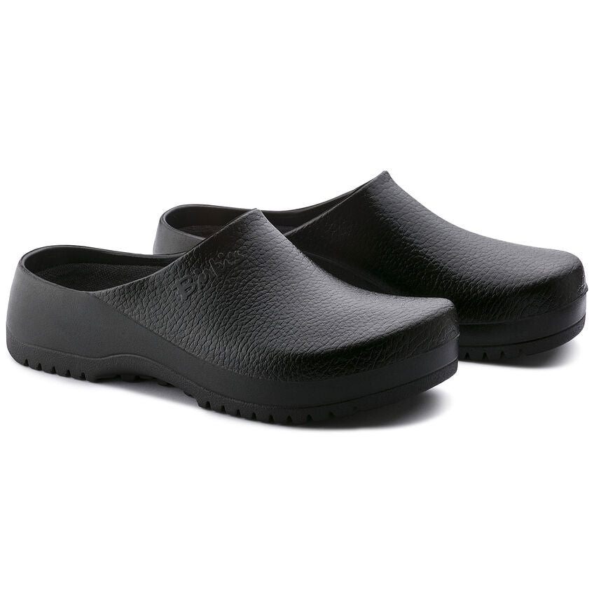 Super Birki Black Polyurethane Clog - Birkenstock - Beechworth Emporium