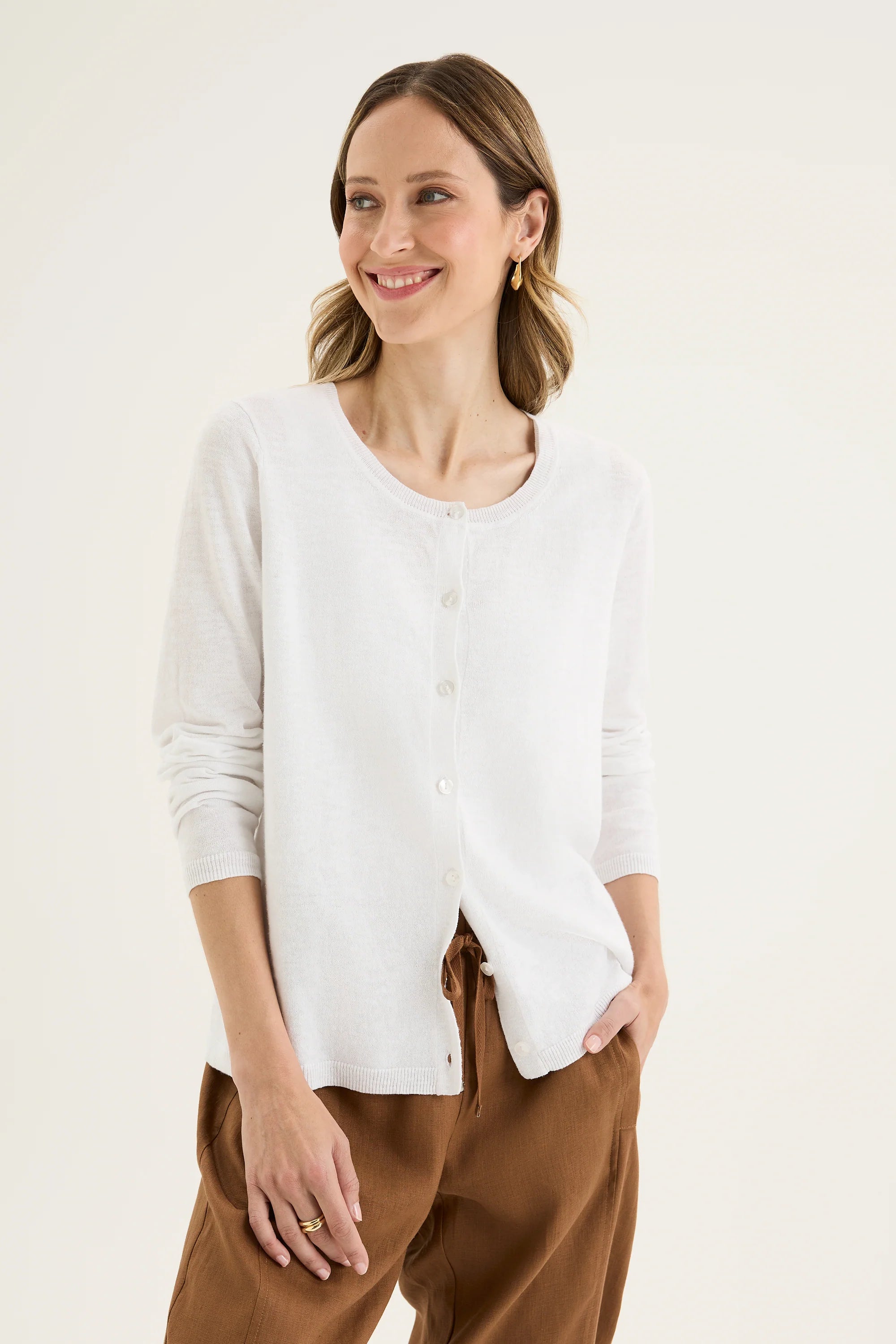 Blaze Cardi | White