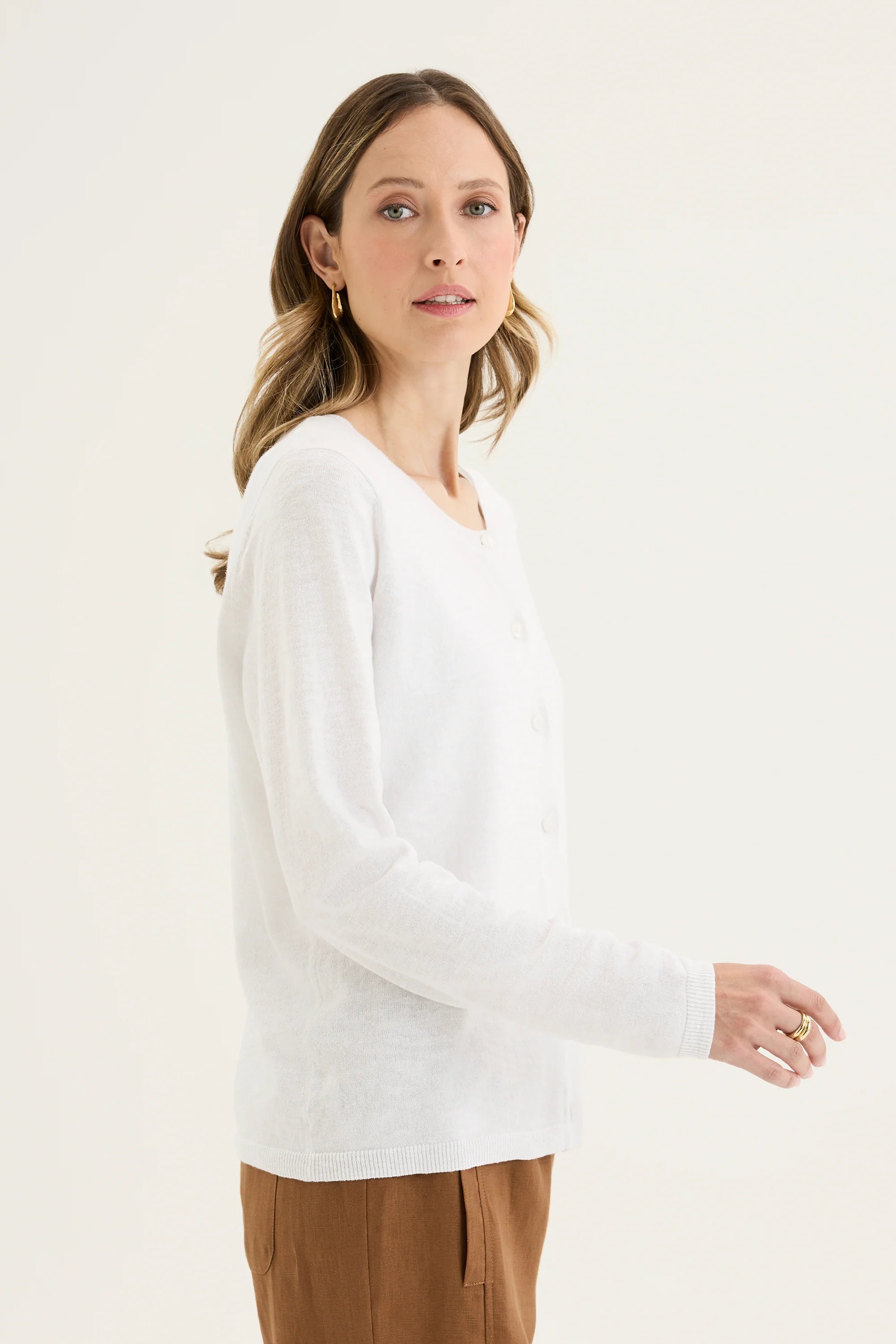 Blaze Cardi | White