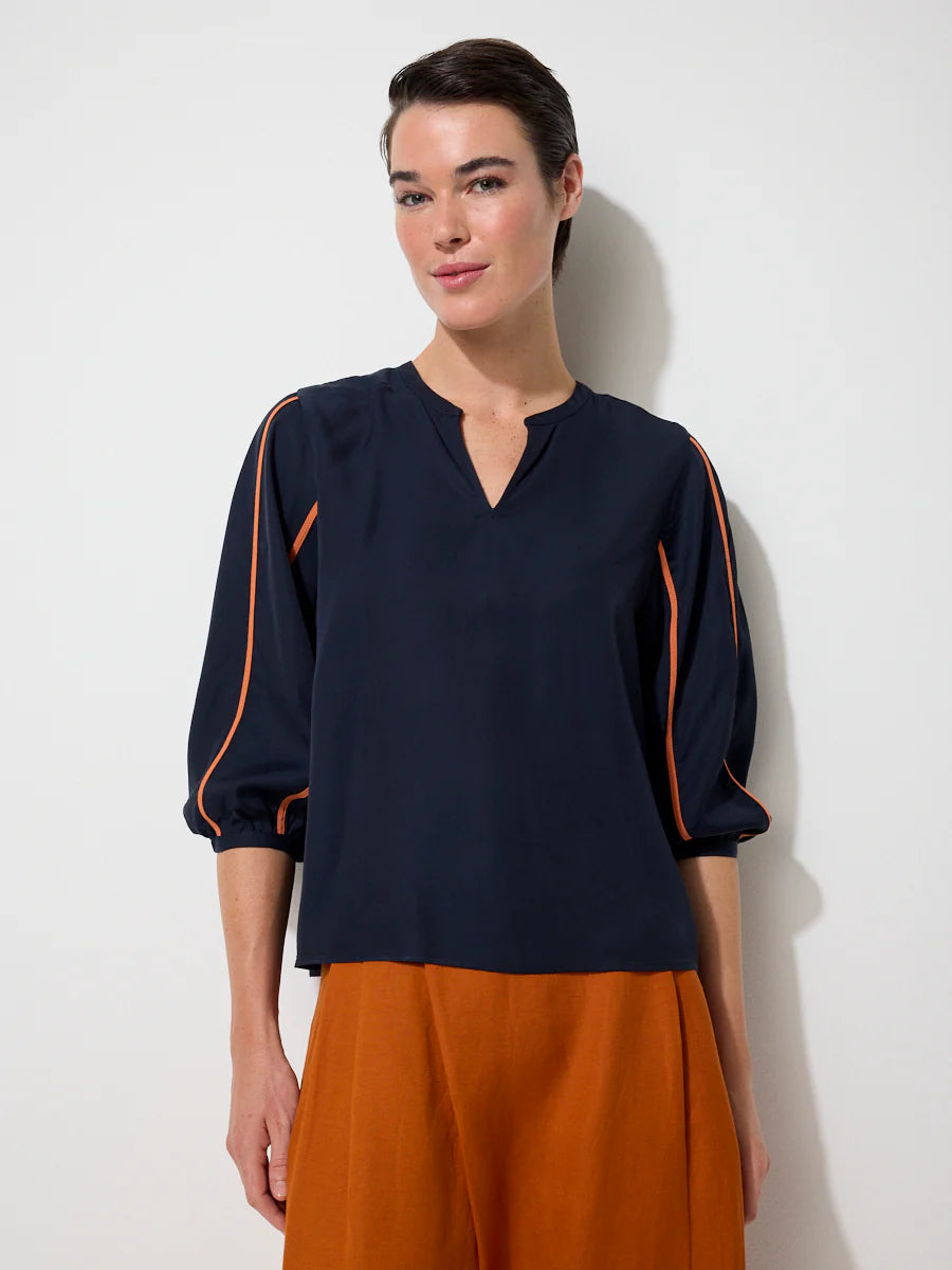 Bound Sleeve Top