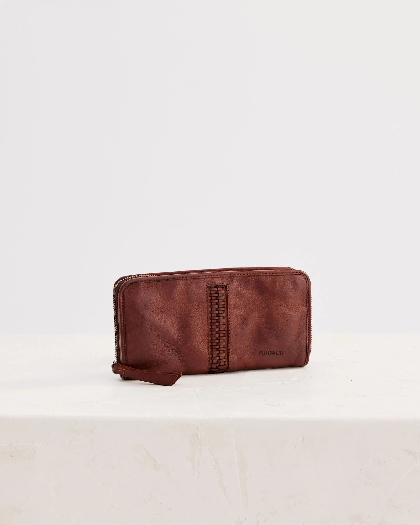 Braid Wallet | Cognac - - Beechworth Emporium