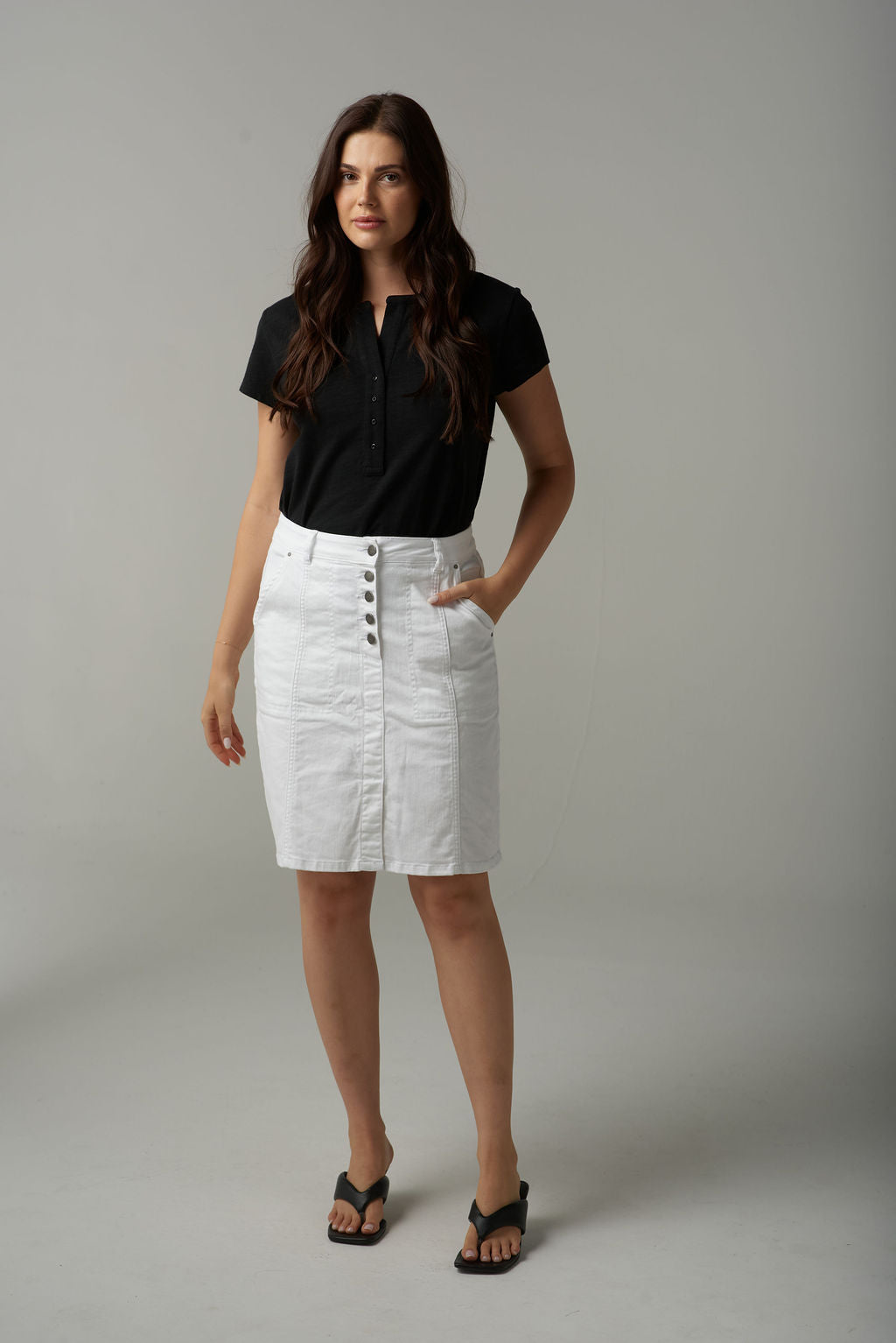 Henley Tee | Black