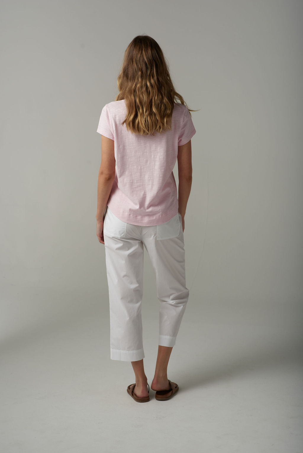 Henley Tee | Pink Touch