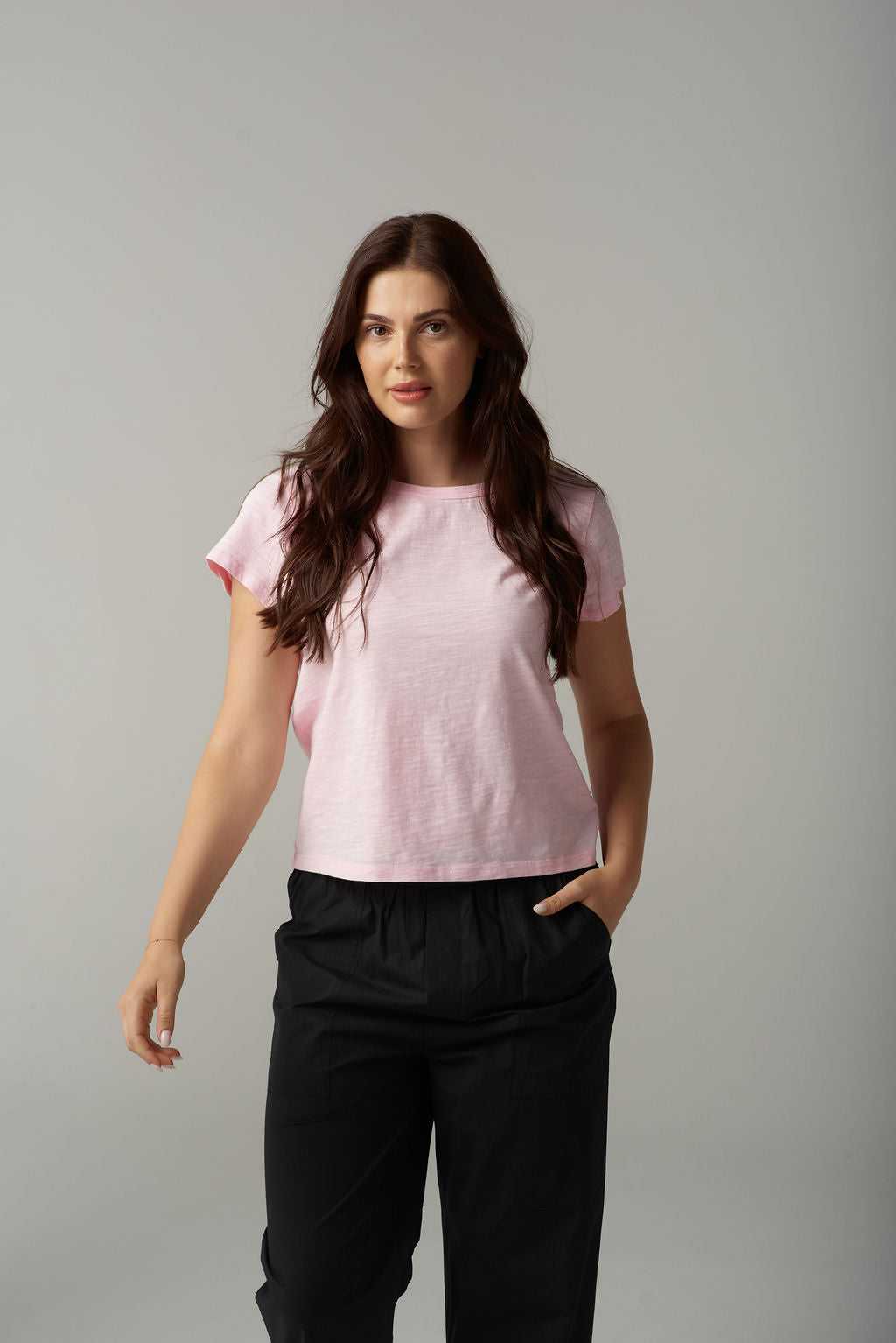 Basic Tee | Pink Touch