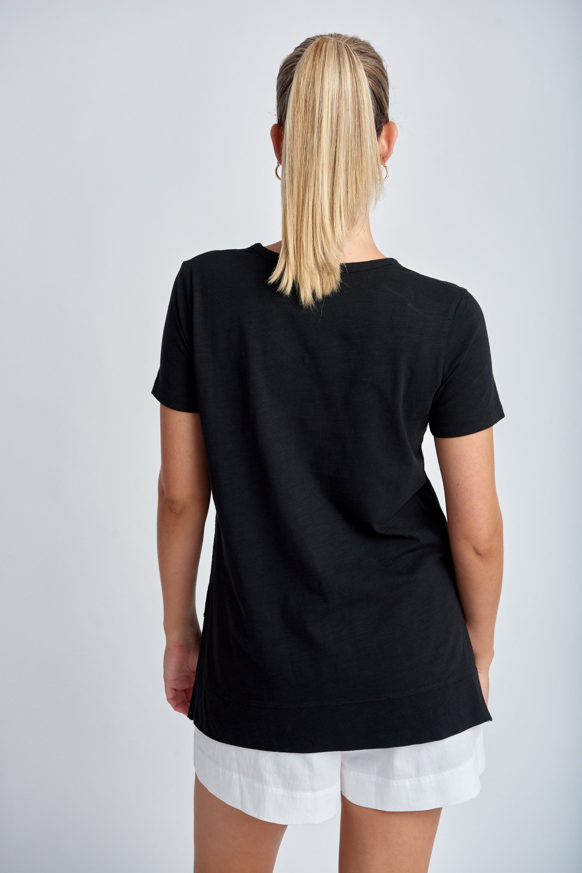 Hi Low Tee | Black -  - Beechworth Emporium