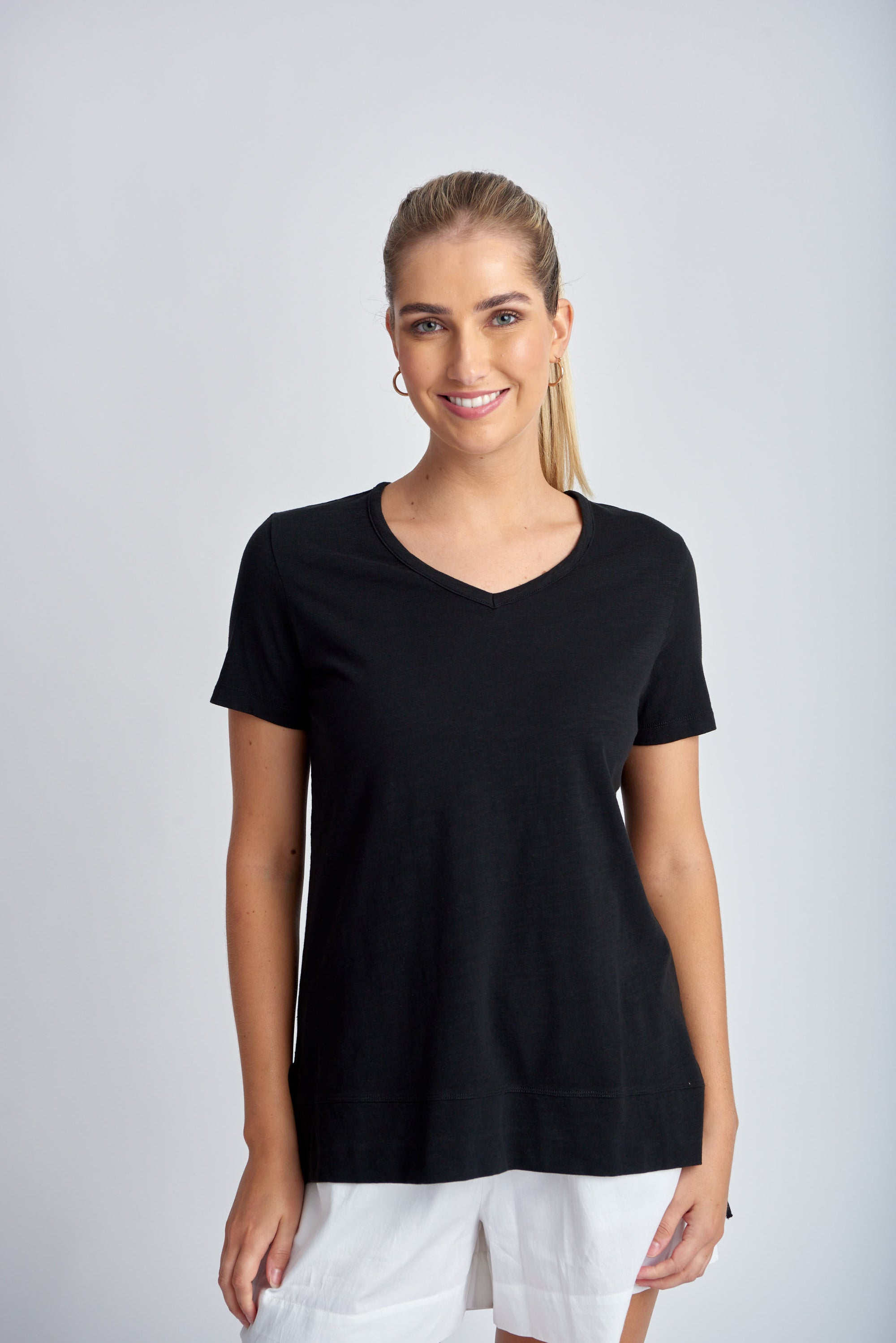 Hi Low Tee | Black -  - Beechworth Emporium