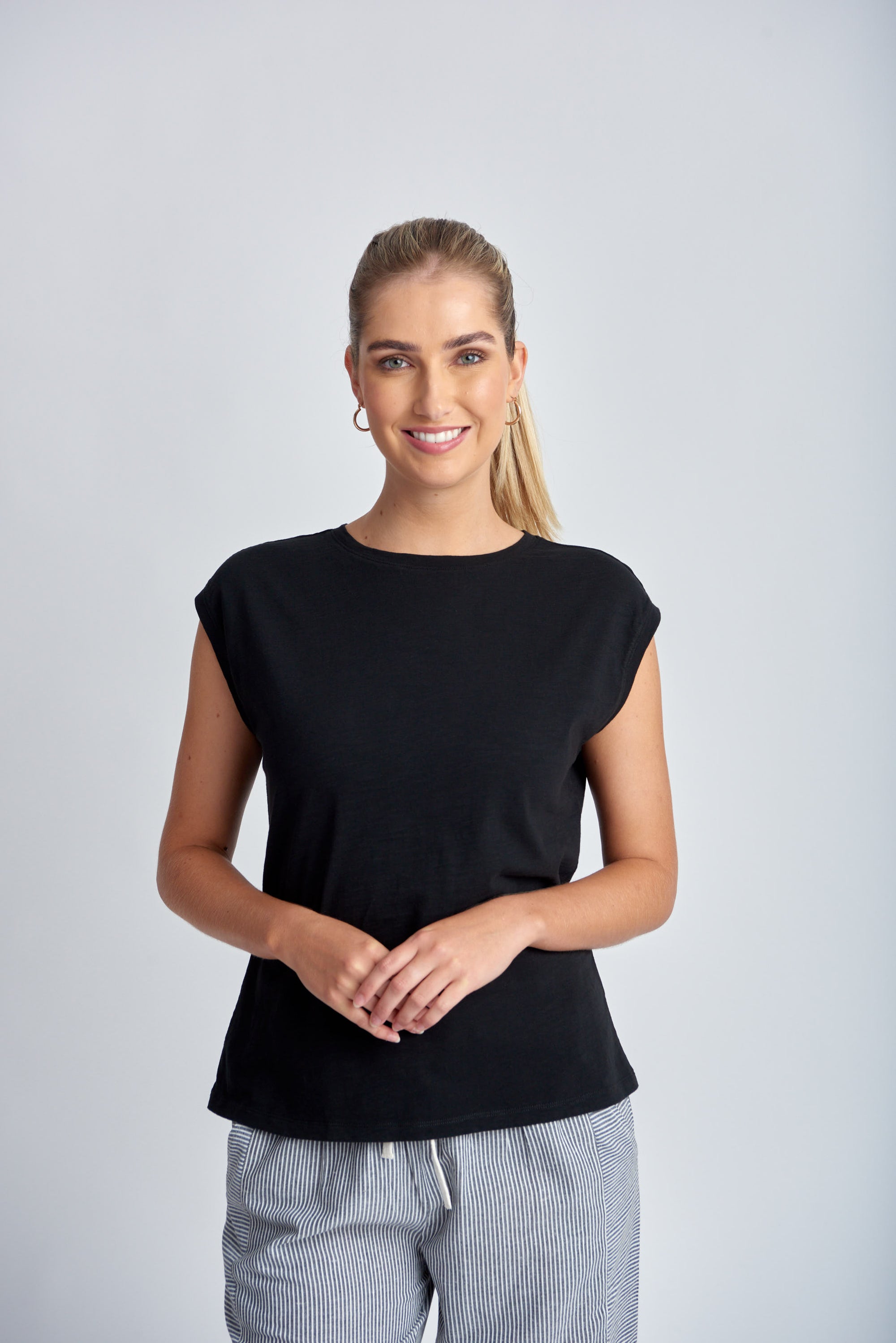 Sleeveless Tee | Black -  - Beechworth Emporium