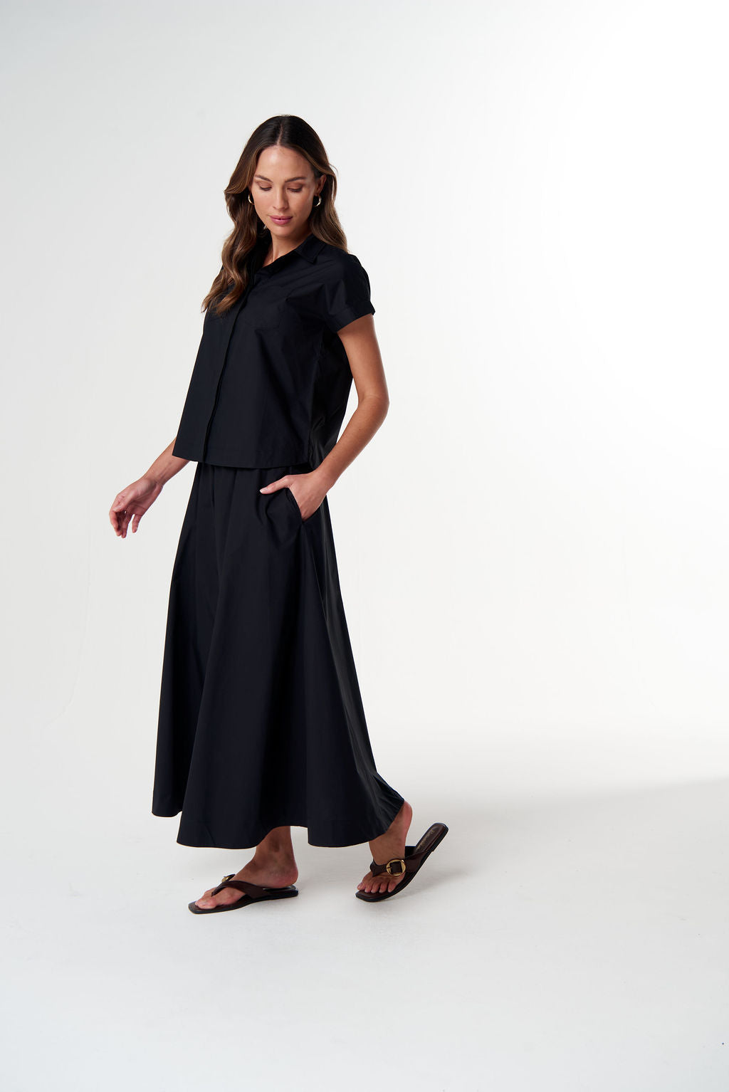 Chill Cotton Shirt | Black