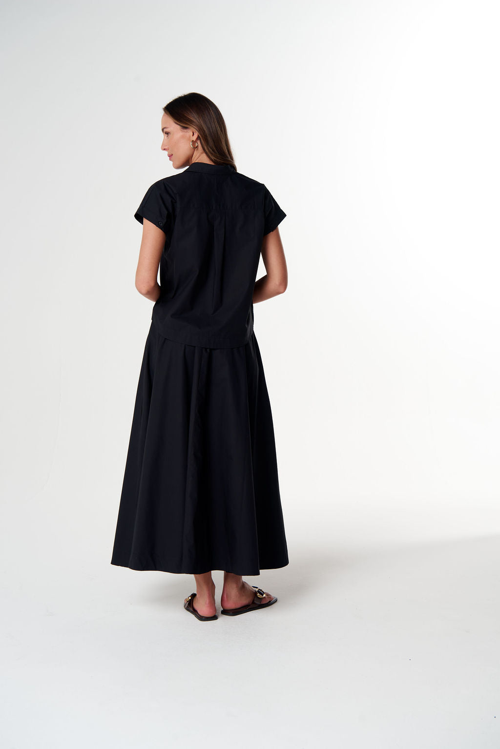 Chill Cotton Shirt | Black