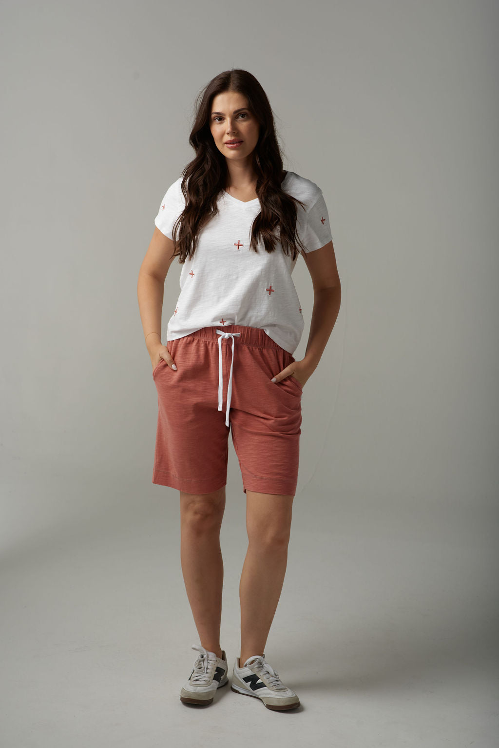 Slub Shorts | Terracotta
