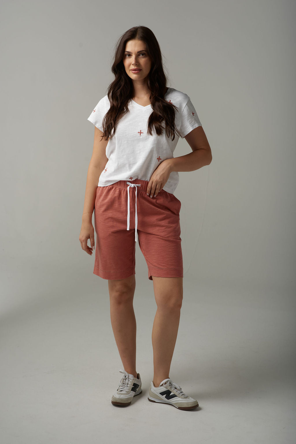 Slub Shorts | Terracotta