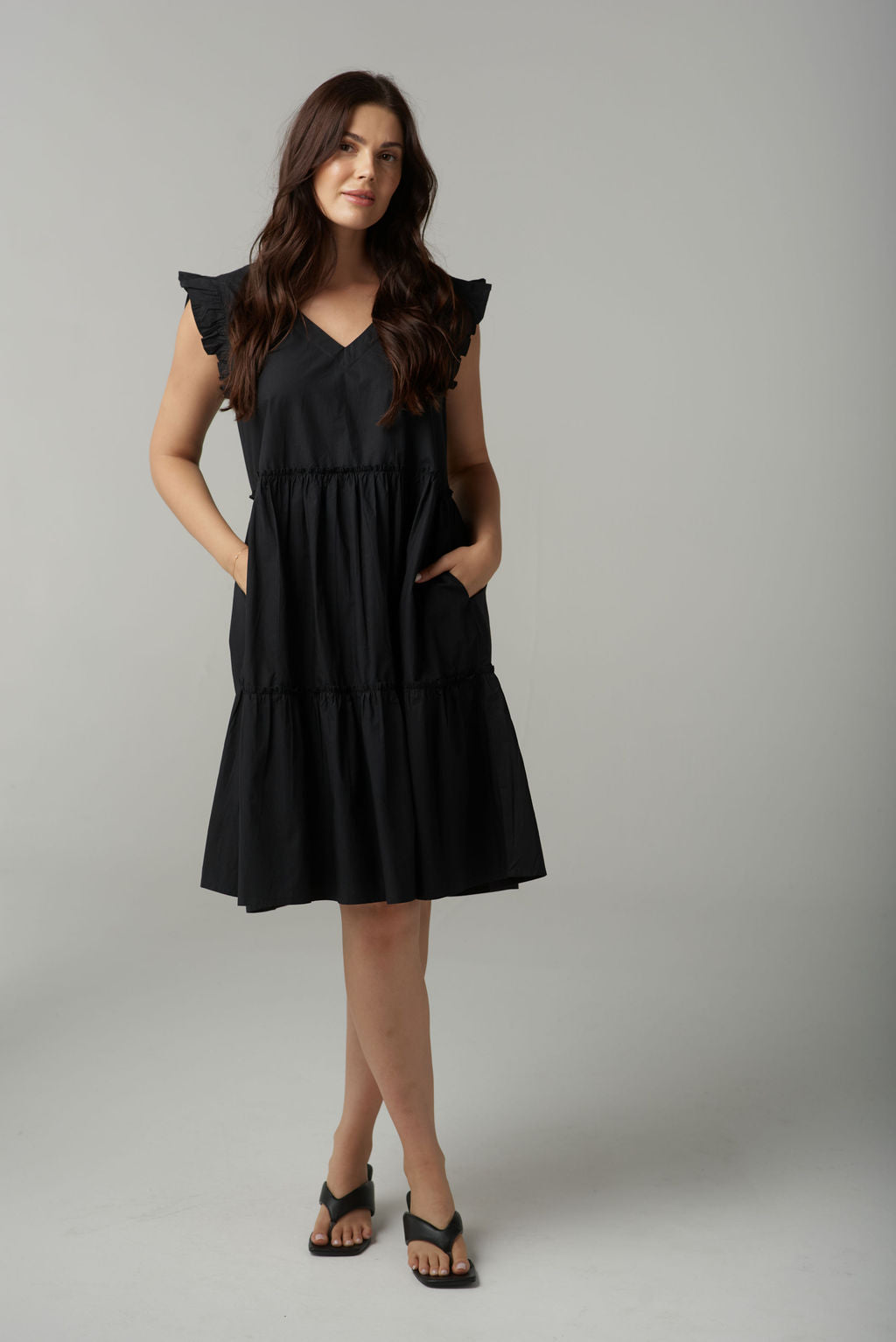 Mini Sundress | Black