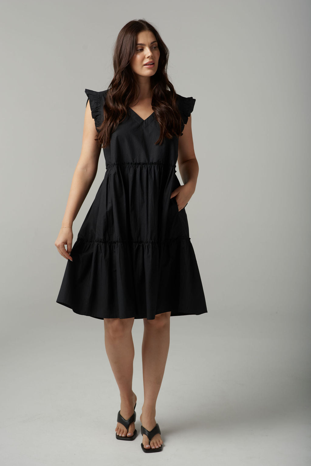 Mini Sundress | Black