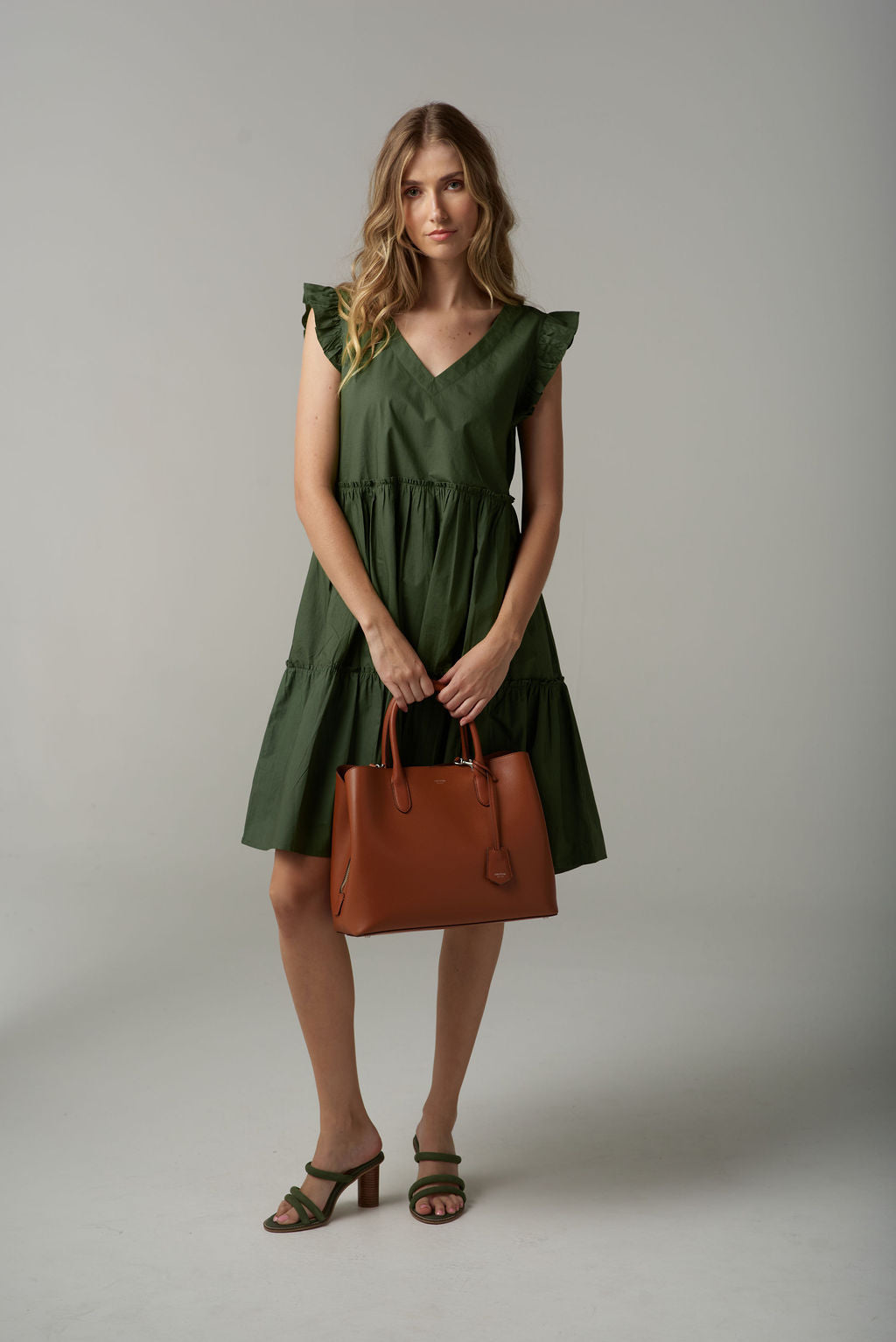 Mini Sundress | Fairway Green
