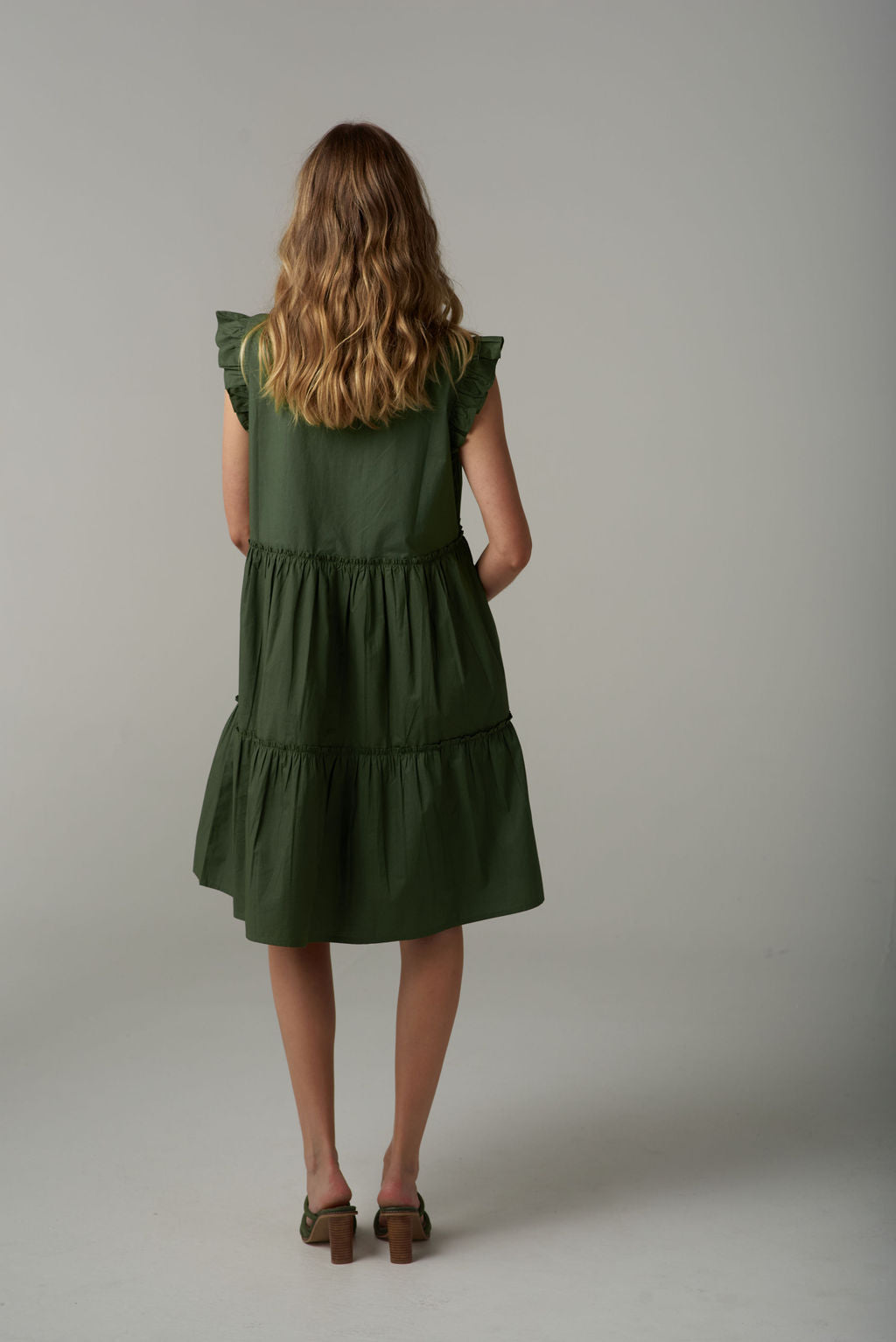 Mini Sundress | Fairway Green
