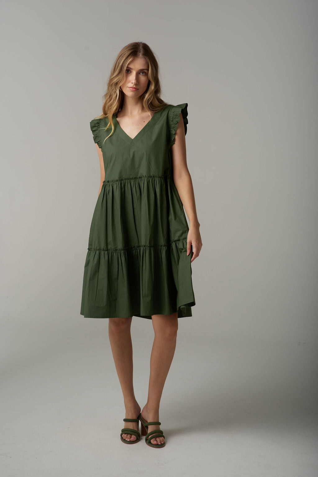 Mini Sundress | Fairway Green