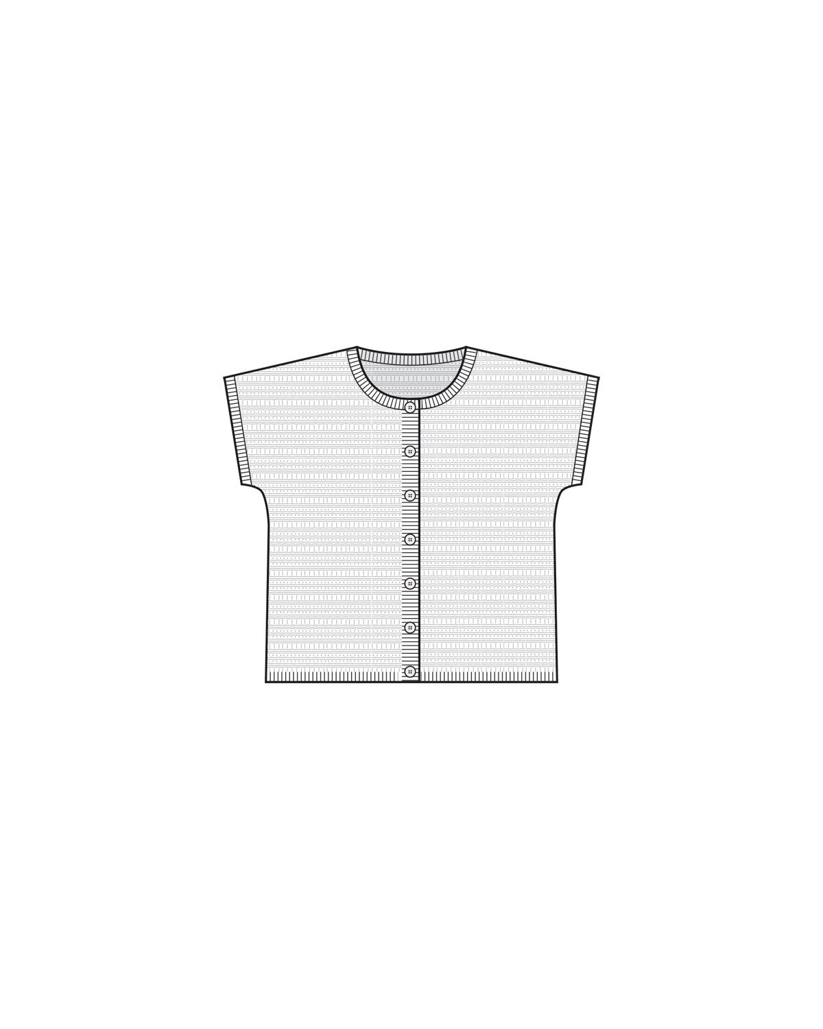 Camma Button Vest | Off White