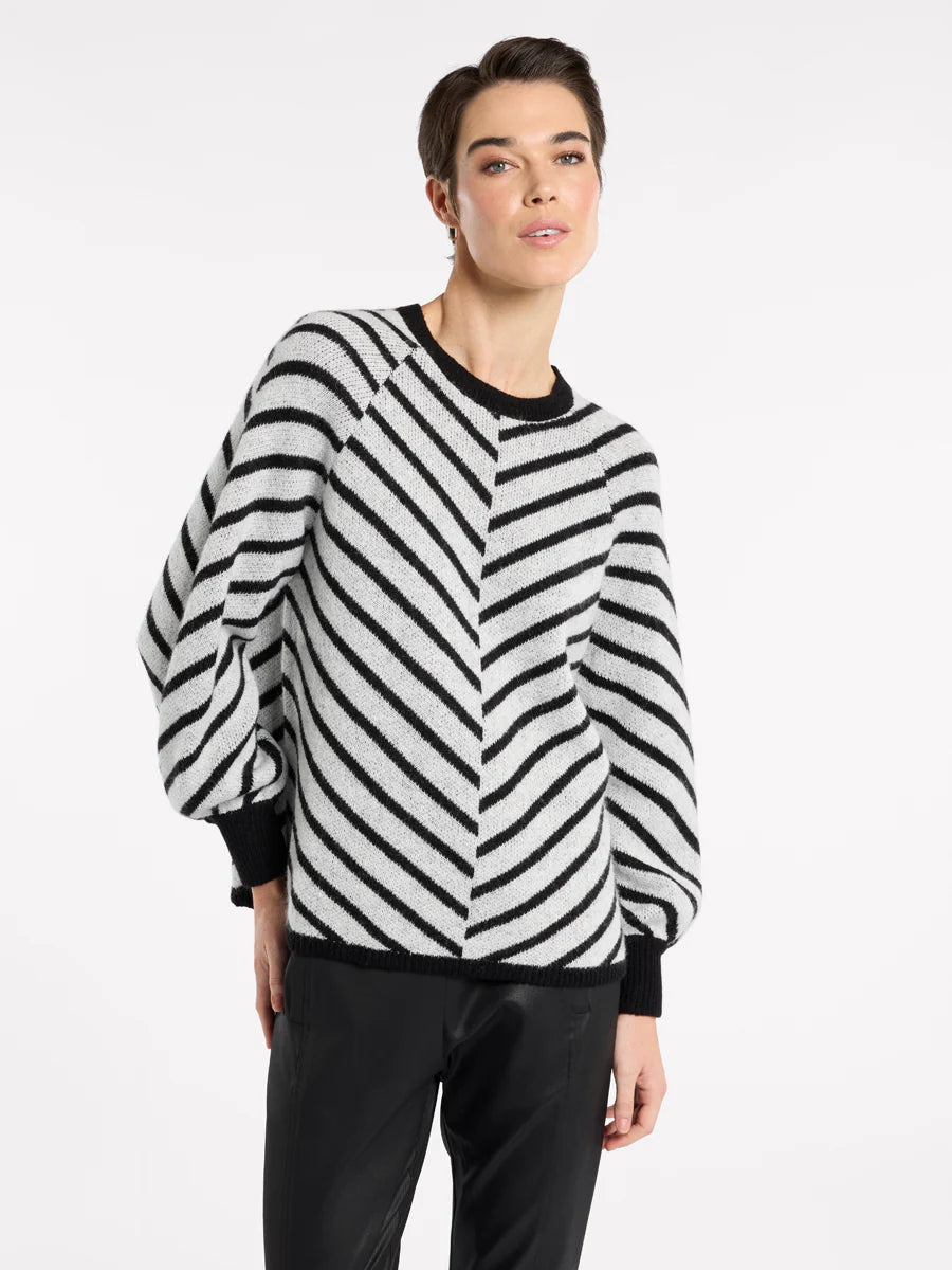 Chevron Stripe Sweater -  - Beechworth Emporium