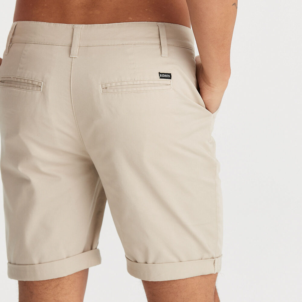 Chino Slim Short | Bone -  - Beechworth Emporium