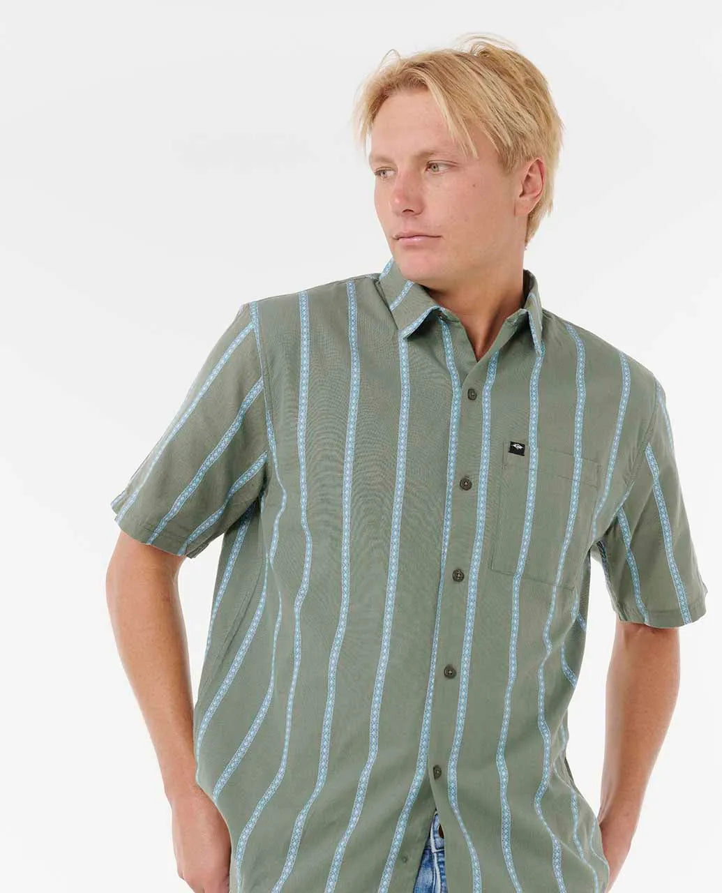 Classic Surf Stripe Short Sleeve Shirt - - Beechworth Emporium
