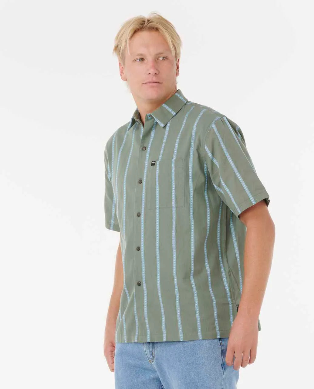 Classic Surf Stripe Short Sleeve Shirt - - Beechworth Emporium