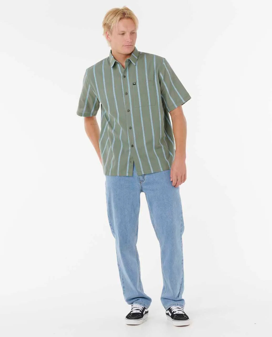 Classic Surf Stripe Short Sleeve Shirt - - Beechworth Emporium