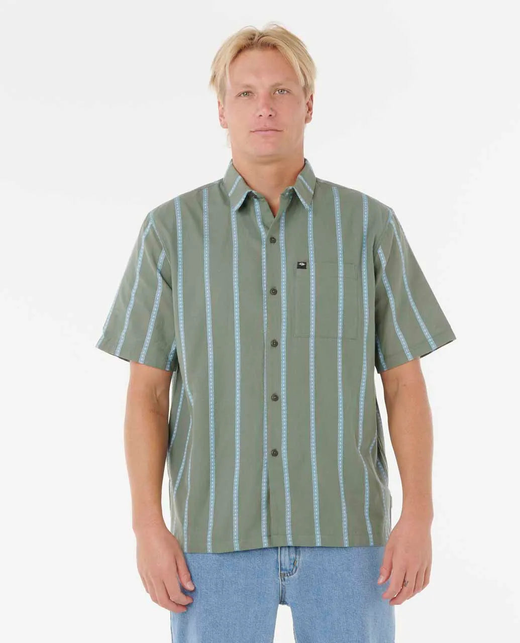 Classic Surf Stripe Short Sleeve Shirt - - Beechworth Emporium