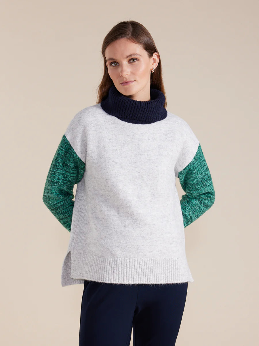Colour Block Sweater | Marco Polo Clothing Australia | Beechworth Emporium