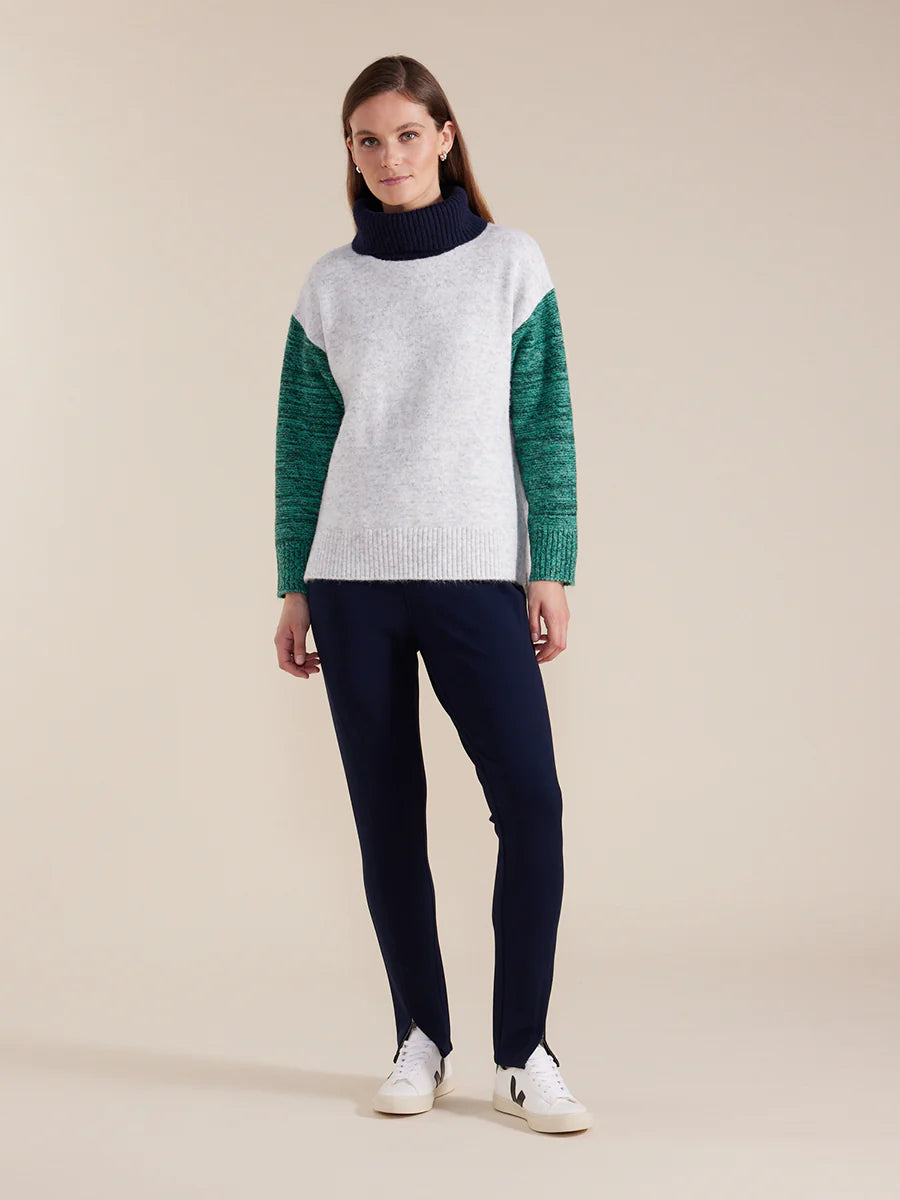 Colour Block Sweater - Marco Polo - Beechworth Emporium