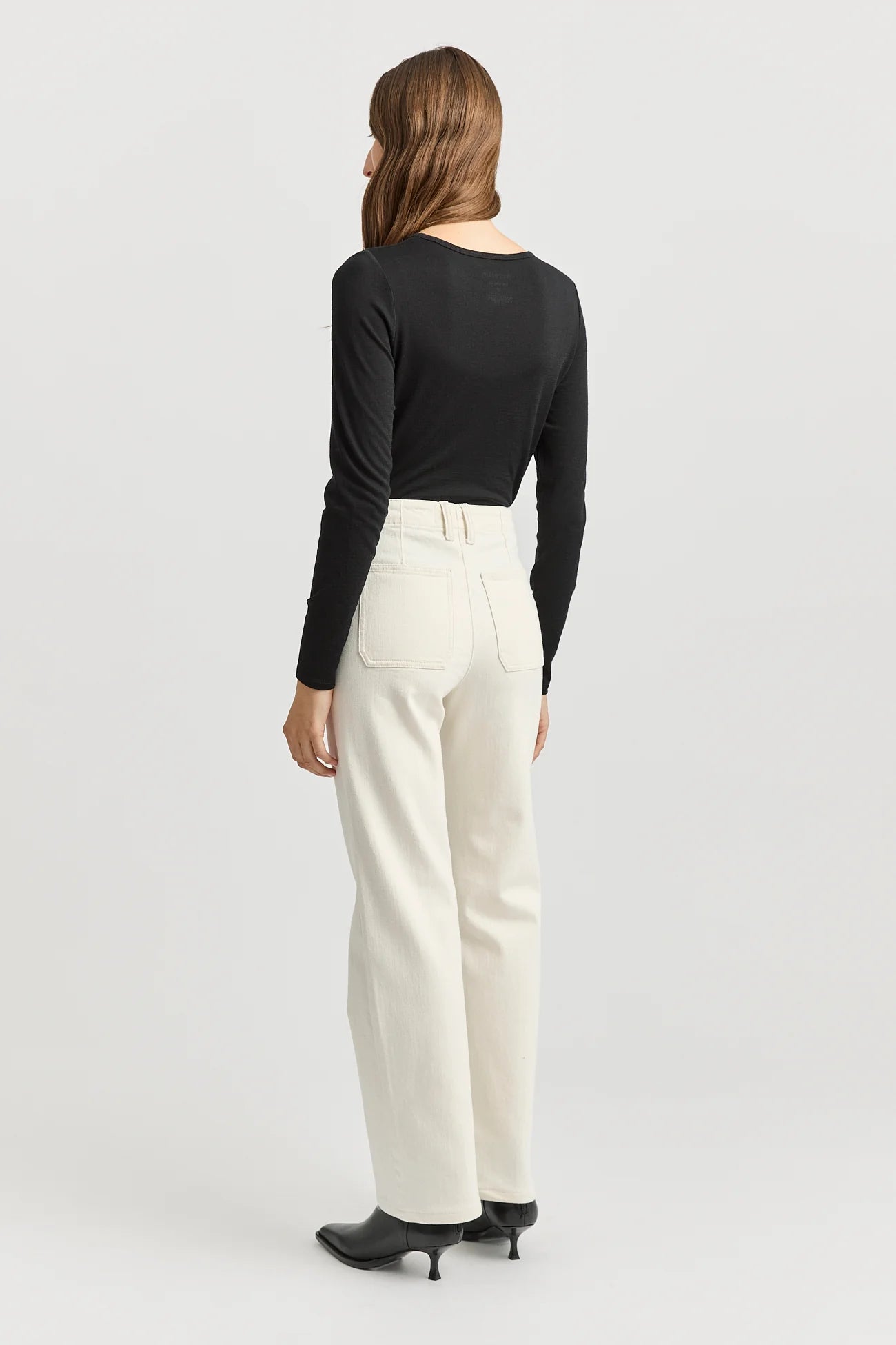 Crew Merino Tee | Black -  - Beechworth Emporium