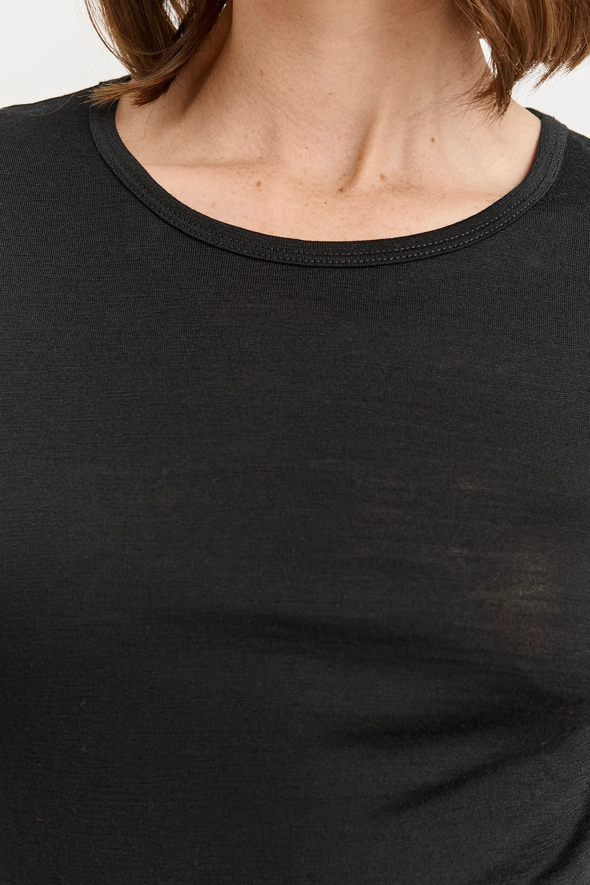Crew Merino Tee | Black