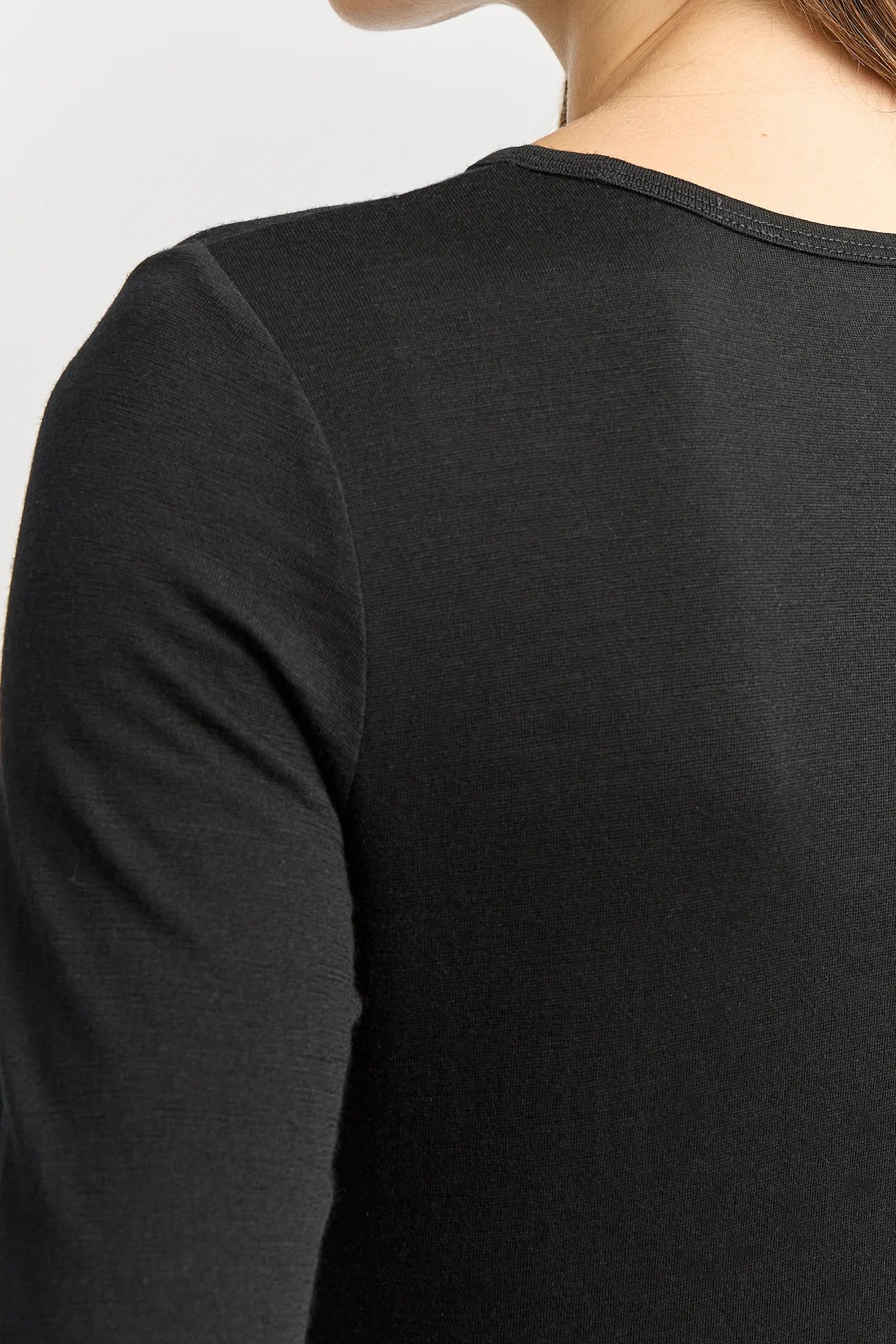 Crew Merino Tee | Black - - Beechworth Emporium