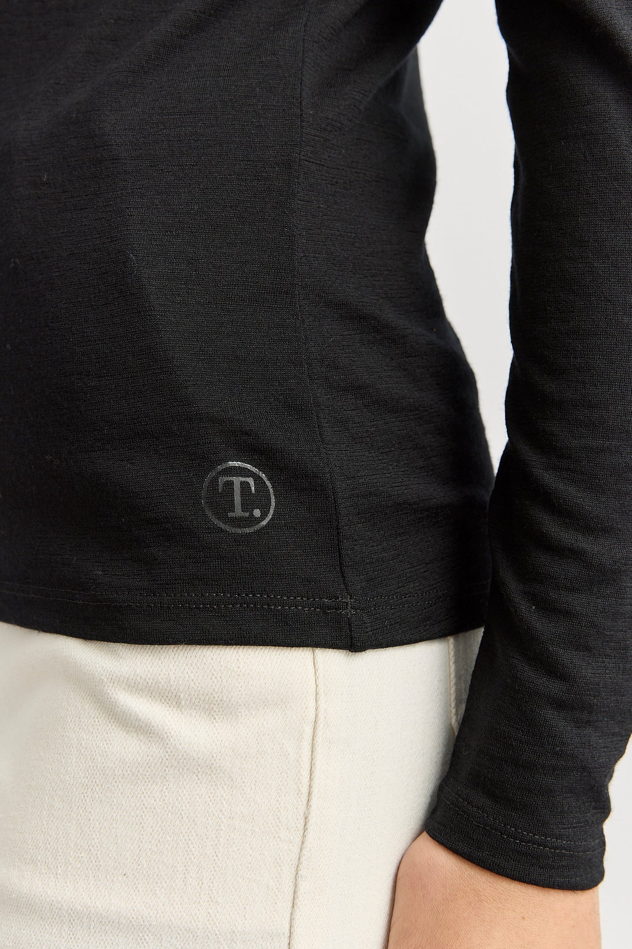 Crew Merino Tee | Black -  - Beechworth Emporium