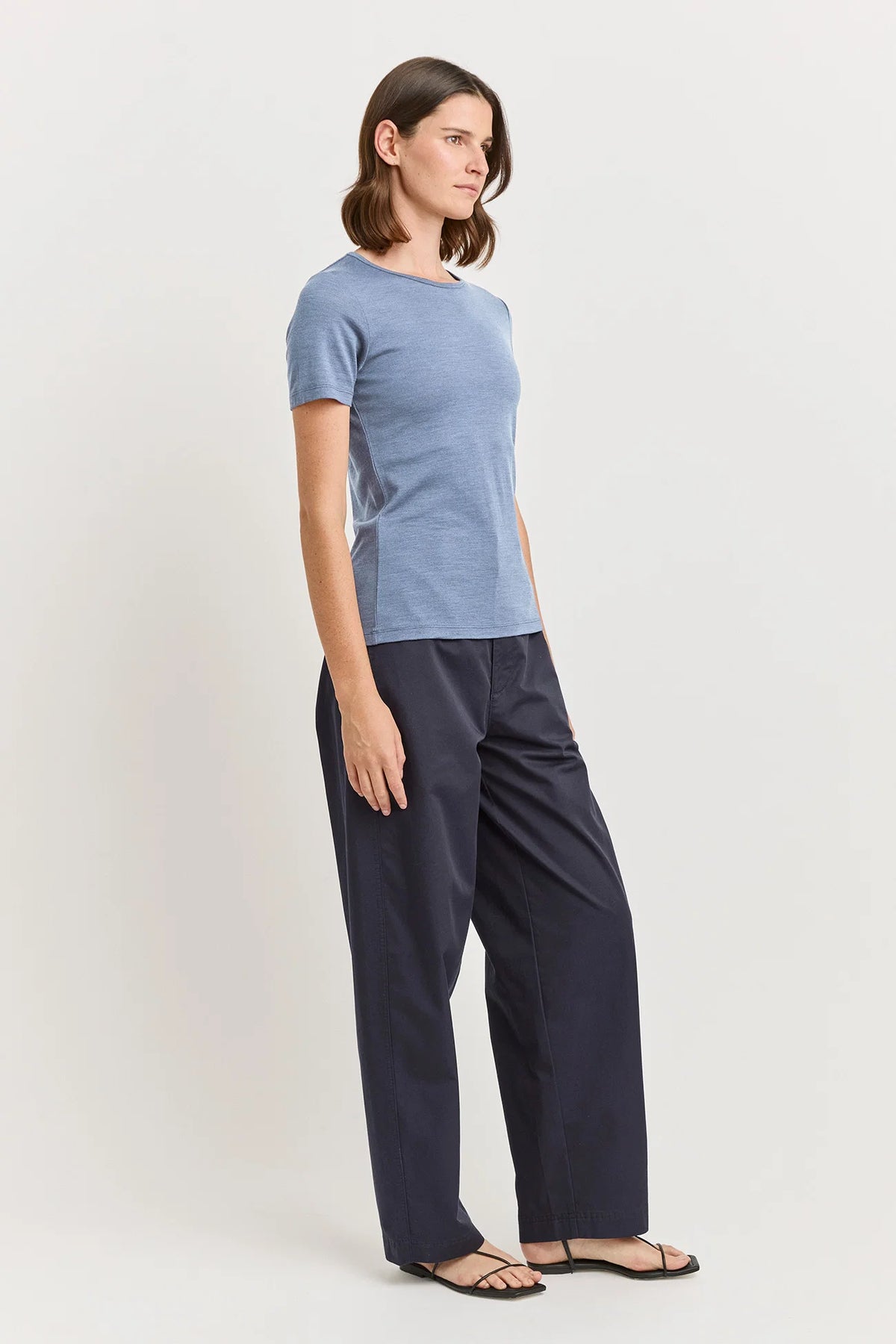 Short Sleeve Merino Tee | Mist