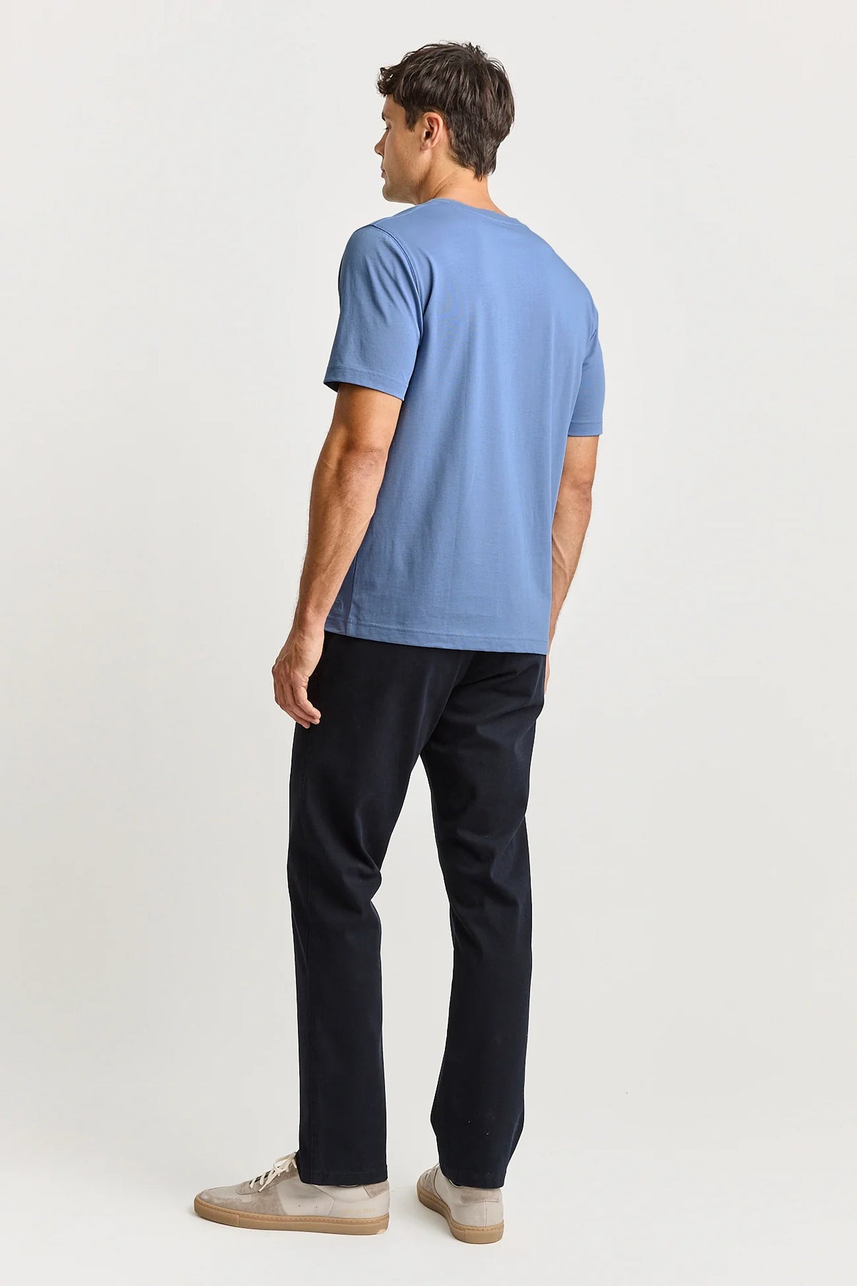 Crew T-Shirt Organic Cotton | Blue Flight