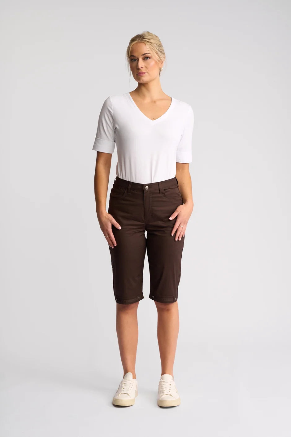 Custom Poplin Short | Chocolate