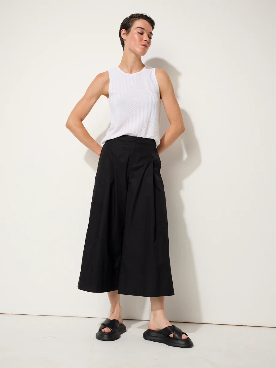 Deep Pleat Pocket Pant