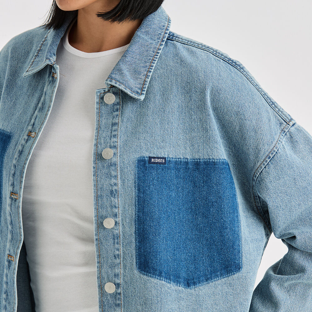 Denim Shacket | Shadow Blue -  - Beechworth Emporium