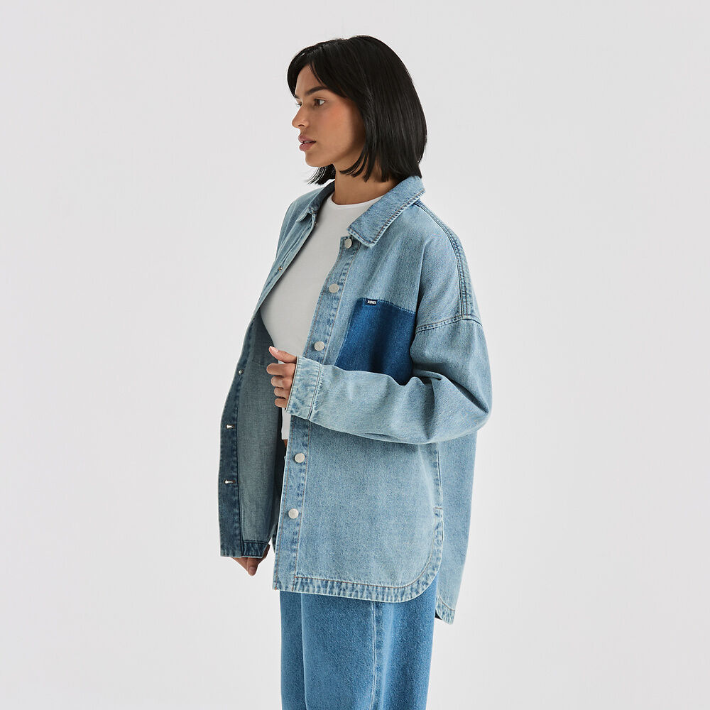 Denim Shacket | Shadow Blue -  - Beechworth Emporium