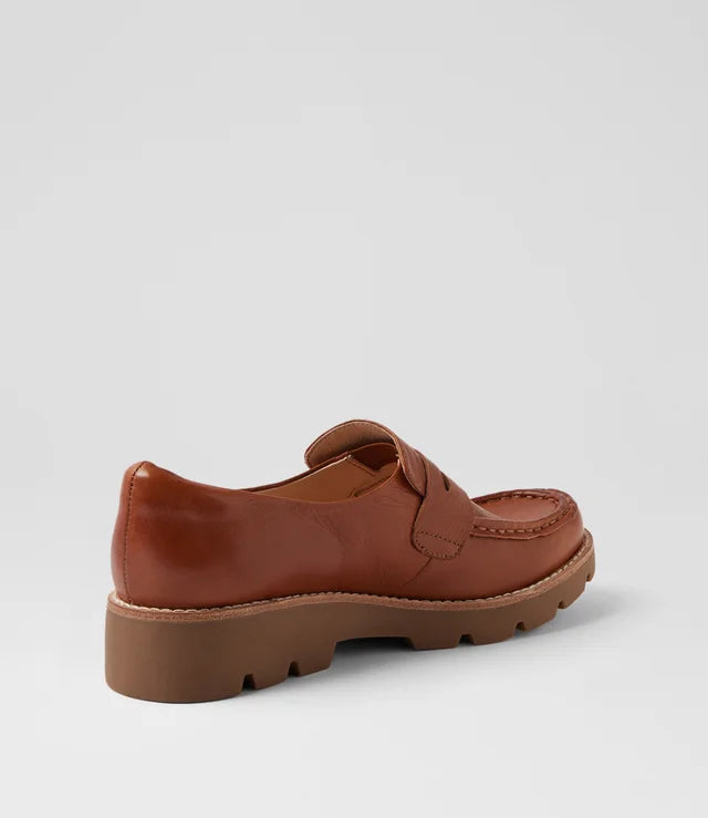 Dorte Drambuie Choc Leather Loafers -  - Beechworth Emporium