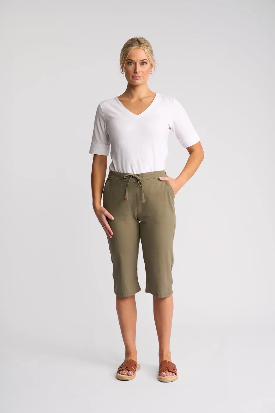 Drew 3/4 Pant | Army