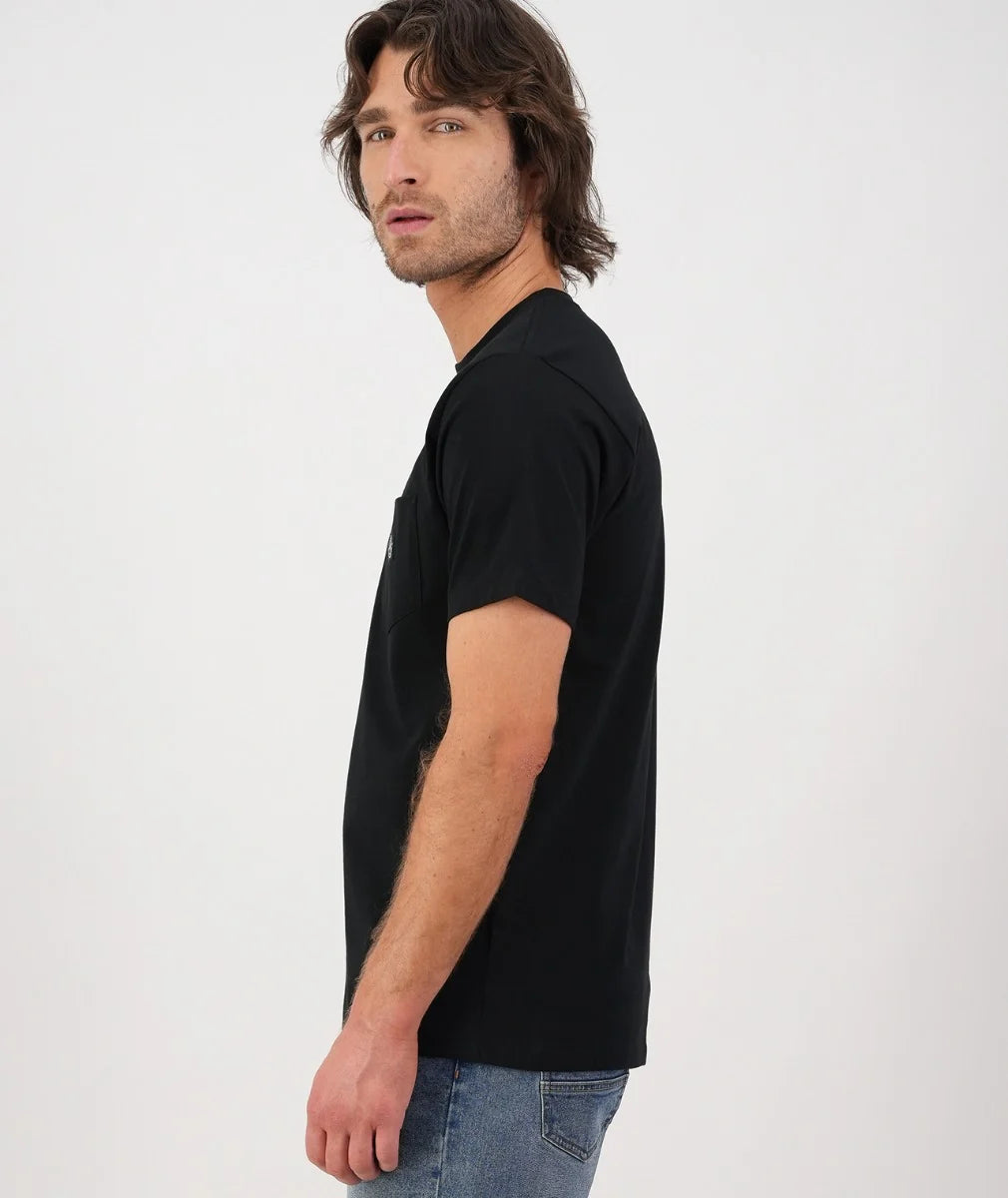 Duval V4 Plain Pocket T-Shirt | Black