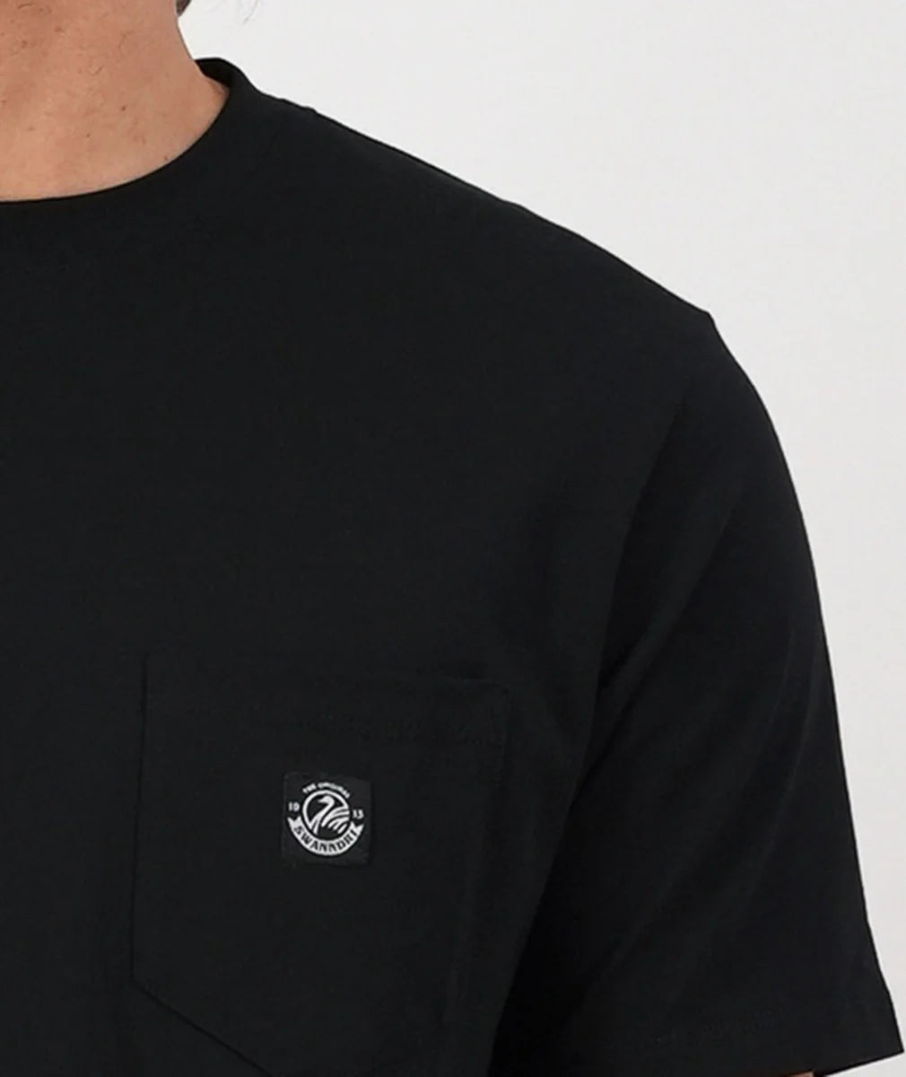 Duval V4 Plain Pocket T-Shirt | Black