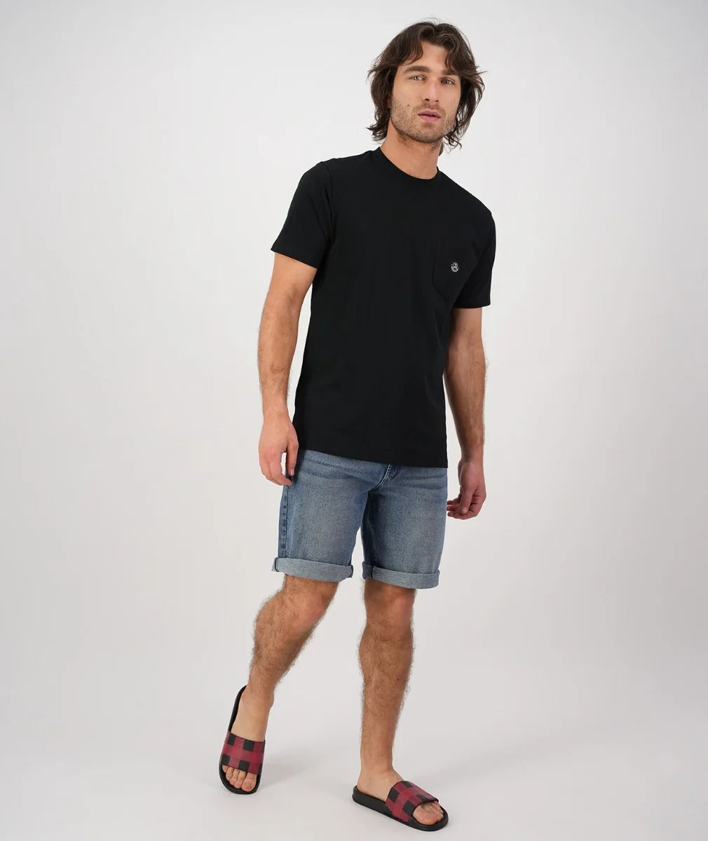 Duval V4 Plain Pocket T-Shirt | Black