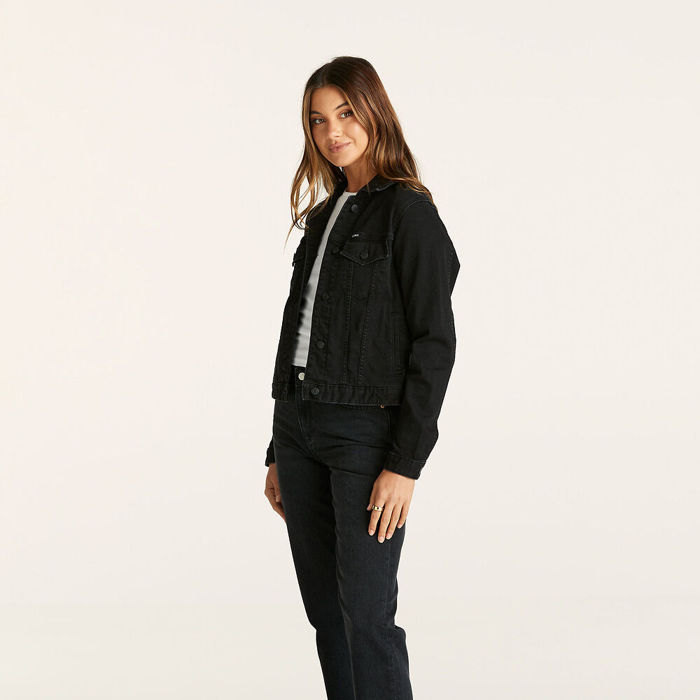 Essential Denim Jacket | Bruno Black